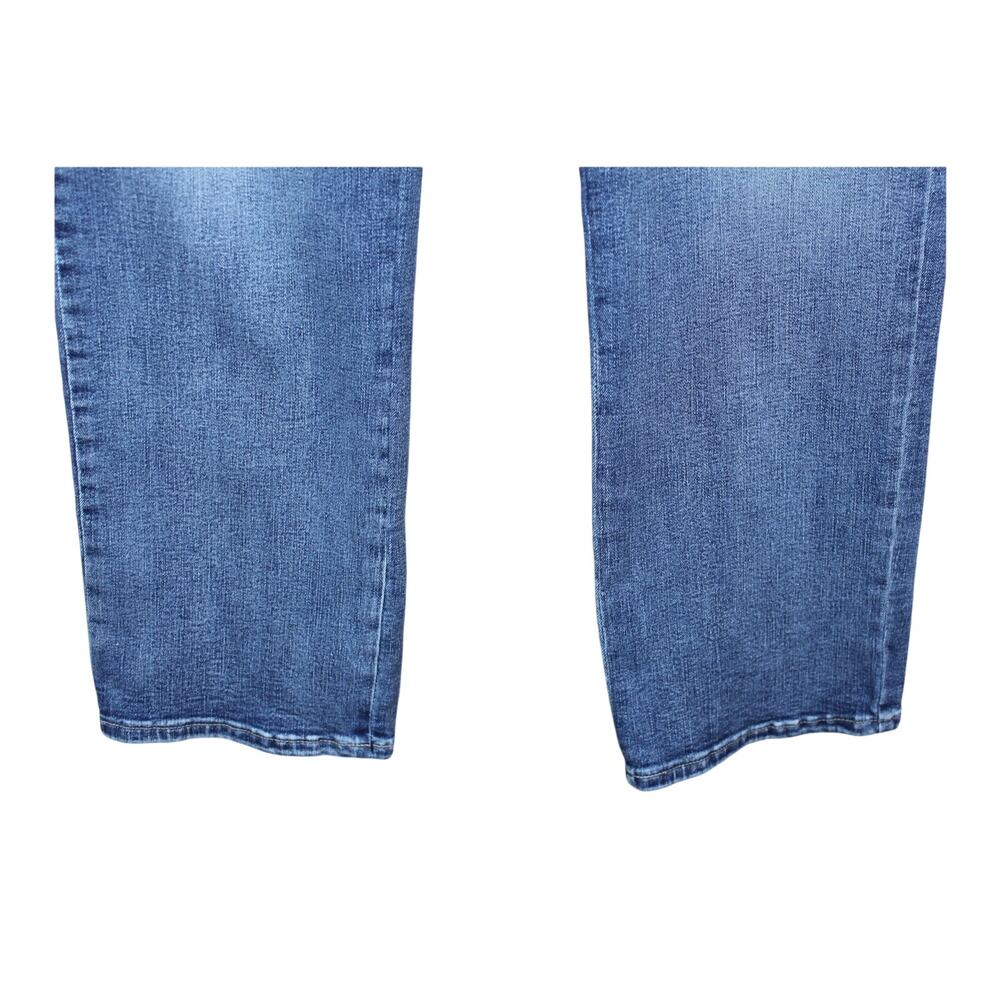 Lucky Brand Legend Sweet Straight Blue Embroidered Mid Rise Denim Jeans Size 12 - Picture 4 of 12